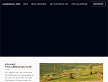 Tablet Screenshot of calendargolfcard.com